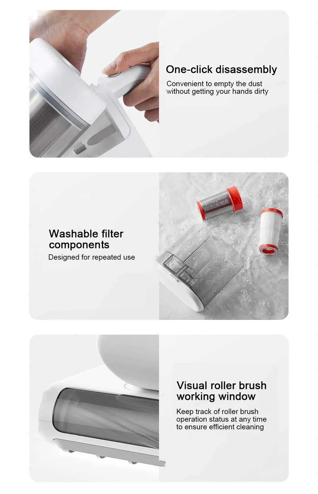 Xiaomi Mijia Mite Remover 2 Pro Dust Mite Vacuum Cleaner with UV Sterilization and Hot Air Drying – E Club Bangladesh