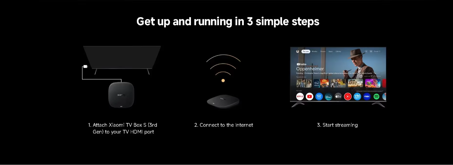 Xiaomi TV Box S 3rd Gen 4K Google TV Box with Dolby Vision and Quad-Core Processor