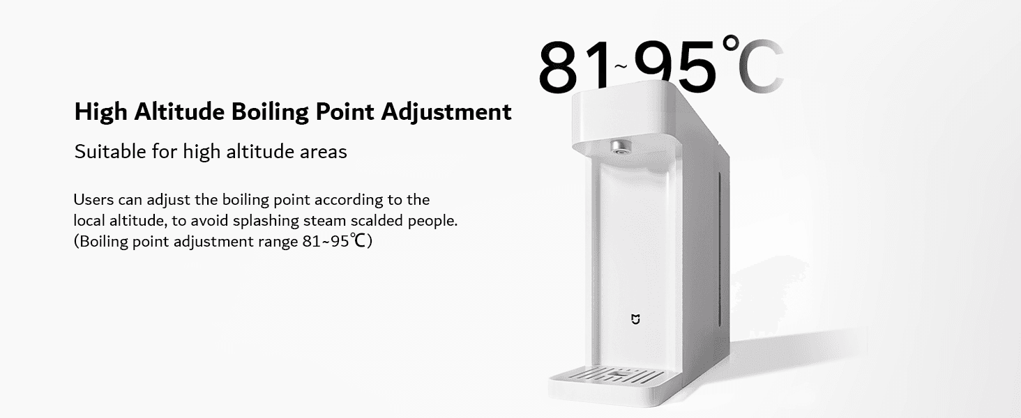 Xiaomi MIJIA Instant Hot Water Dispenser S1 3L Electric Kettle with 3s Fast Heating and Adjustable Temperature
