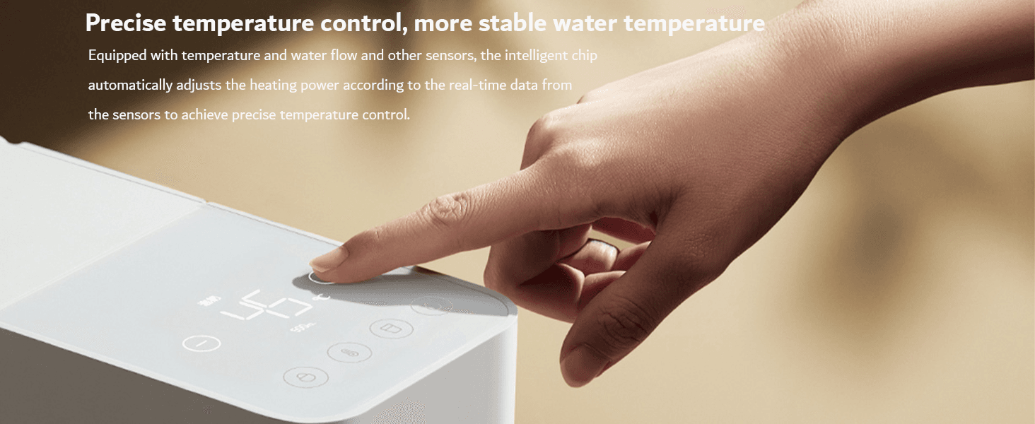 Xiaomi MIJIA Instant Hot Water Dispenser S1 3L Electric Kettle with 3s Fast Heating and Adjustable Temperature