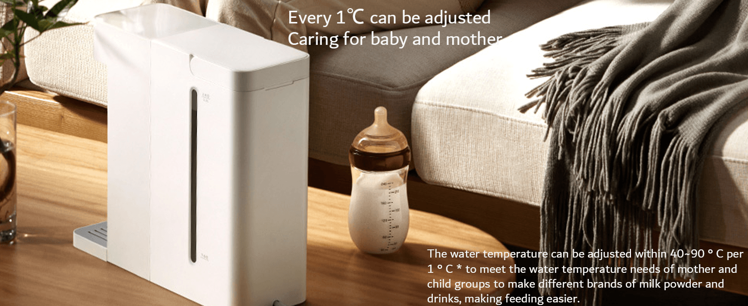 Xiaomi MIJIA Instant Hot Water Dispenser S1 3L Electric Kettle with 3s Fast Heating and Adjustable Temperature
