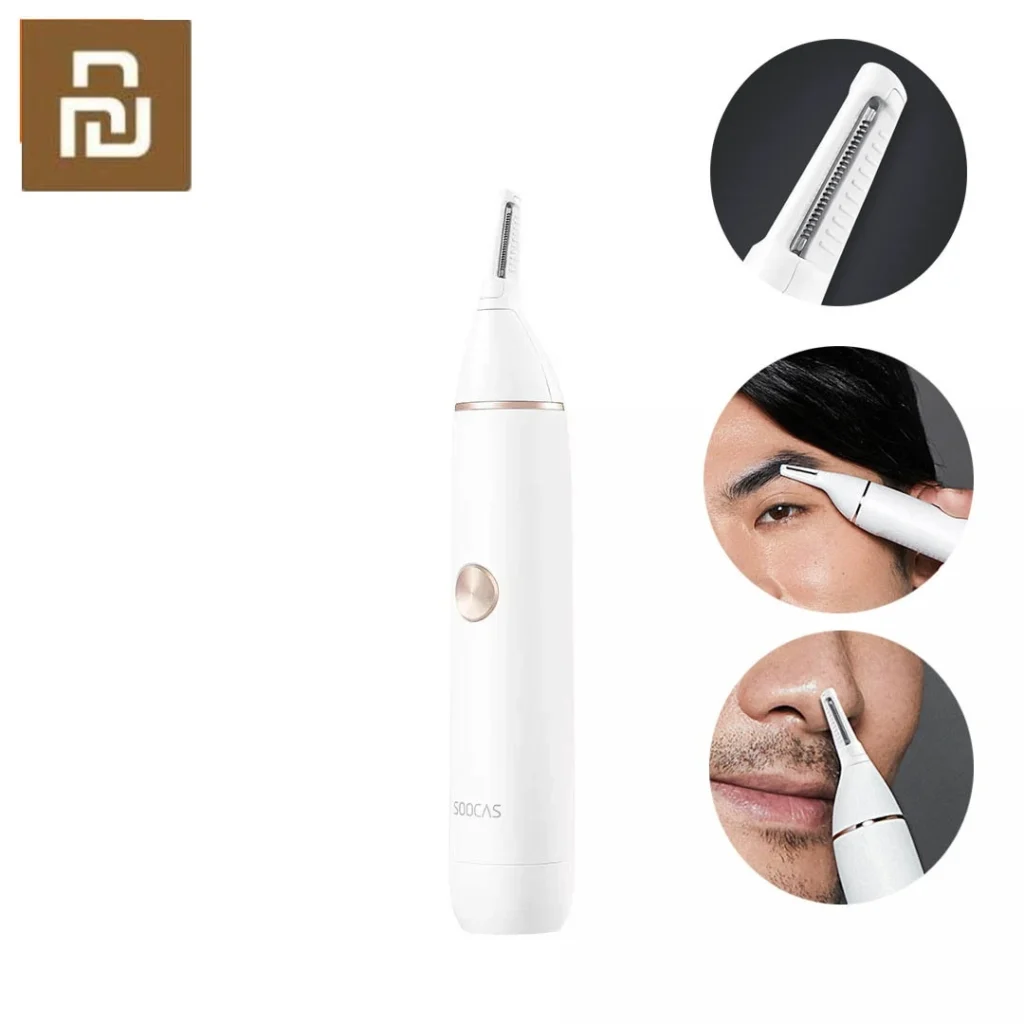 Xiaomi Soocas N1 Nose Hair and Eyebrow Trimmer – Waterproof Portable Grooming Device