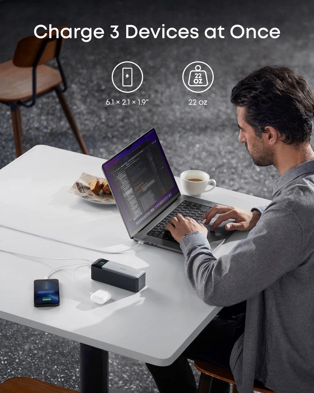 Anker 737 Powerbank 140W 24000mAh PD 3.1 laptop power bank A1289