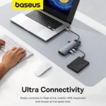 Baseus Metal Gleam Series 11 in 1 USB C hub 4K 60Hz aluminium adapter BS OH147