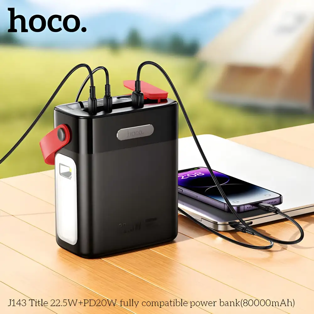 Hoco-J143-80000mAh-PD-20W-22-5W-Fast-Charging-Power-Bank