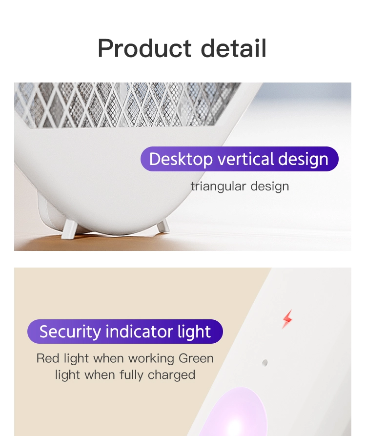 Qualitell Foldable Electric Mosquito Swatter V1 4000V UV light mosquito bat