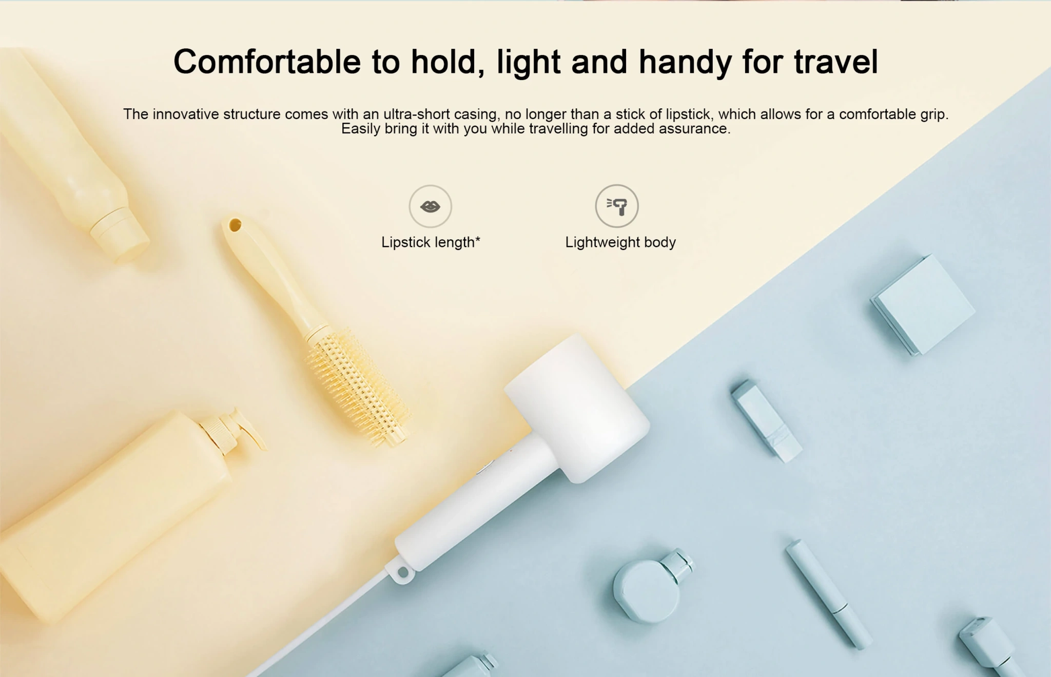 Xiaomi Mijia H300 Portable Quick Dry Hair Dryer 1600W