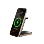 WiWU Wi W038 Triple 3 in 1 Magnetic Wireless Charging Station Fast Charging Dock for iPhone, Apple Watch & AirPods - Image 2