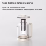 Xiaomi Mijia Multifunctional Health Kettle S2 1.5L 800W electric health pot with glass body and tea strainer
