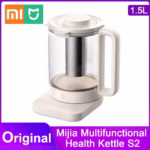 Xiaomi Mijia Multifunctional Health Kettle S2 1.5L 800W electric health pot with glass body and tea strainer