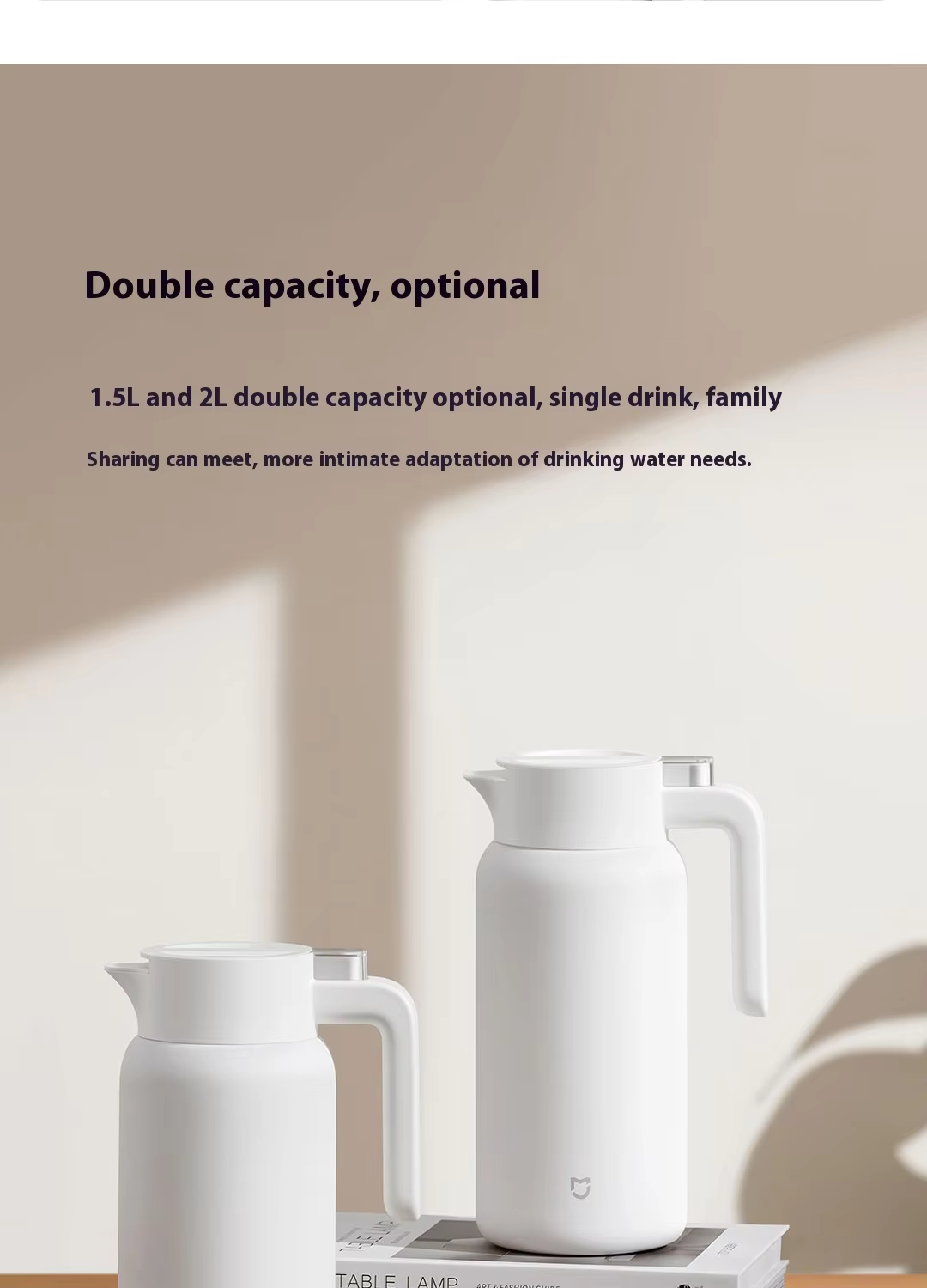 Xiaomi Mijia thermos flask vacuum insulated stainless steel 316L 1.5L 1.8L thermal kettle