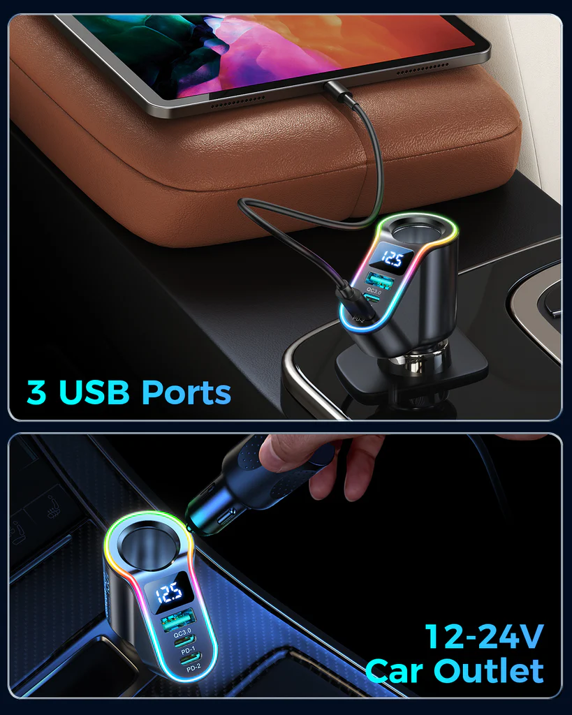 JOYROOM 150W 4-in-1 Car Charger