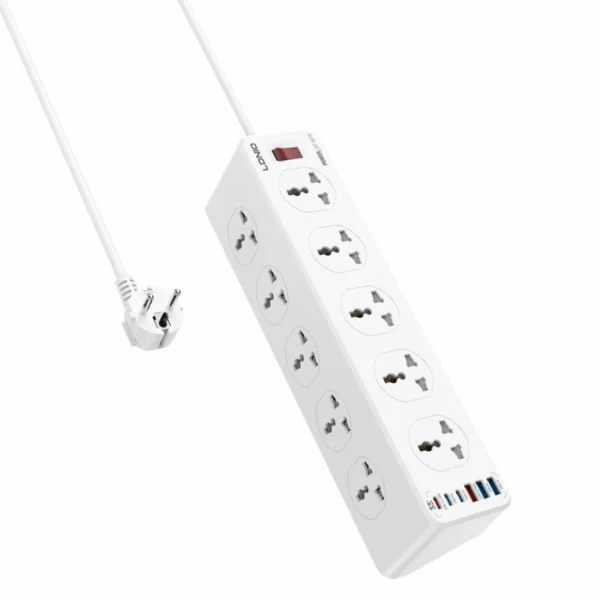 LDNIO SC10610C Power Strip With 10 Outlets & 6 USB Ports