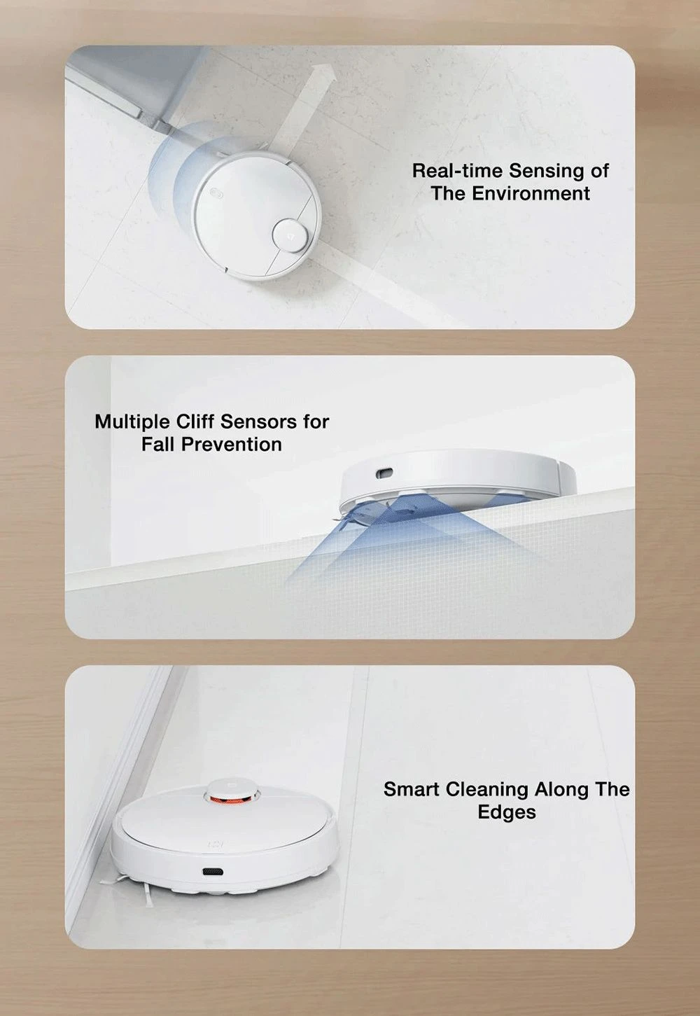 XIAOMI MIJIA Robot Vacuum Mop 3C Enhanced Edition Cyclone Suction