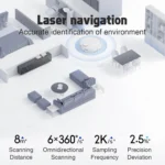 XIAOMI MIJIA Robot Vacuum Mop 3C Enhanced Edition Cyclone Suction