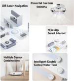 XIAOMI MIJIA Robot Vacuum Mop 3C Enhanced Edition Cyclone Suction - Image 8