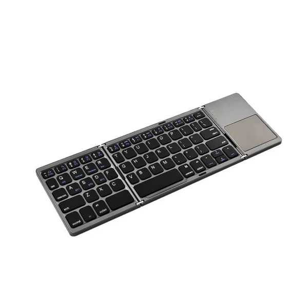 COTECi 63 Keys Tri-fold + Touchpad Bluetooth Keyboard Foldable