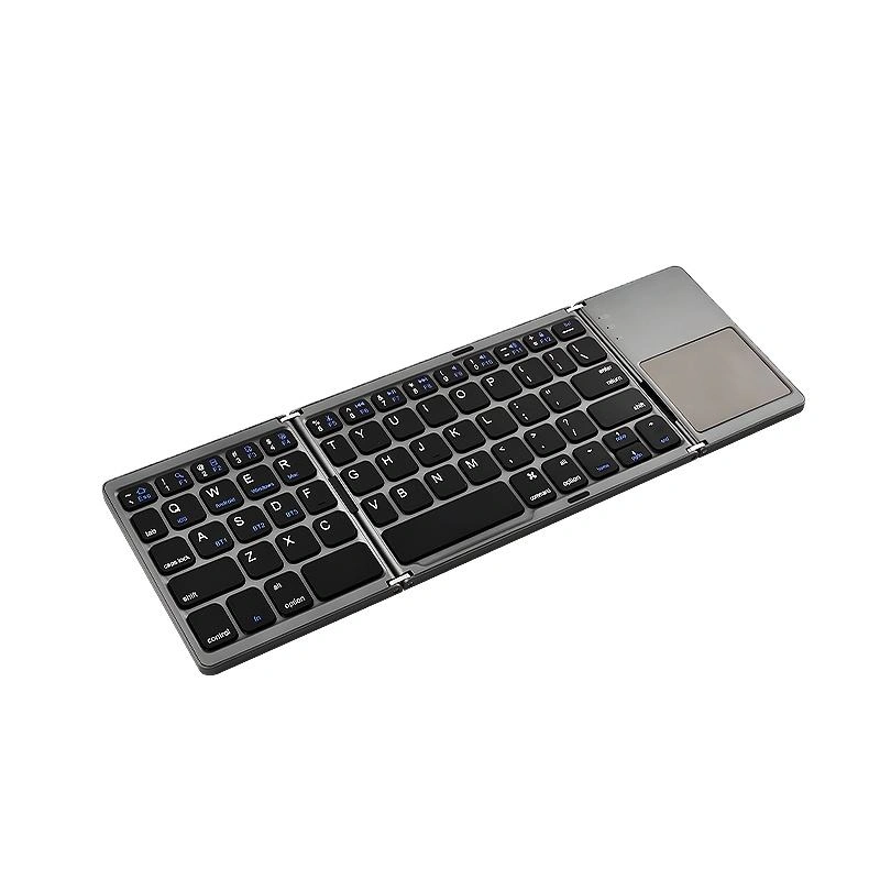 COTECi 63 Keys Tri-fold + Touchpad Bluetooth Keyboard Foldable