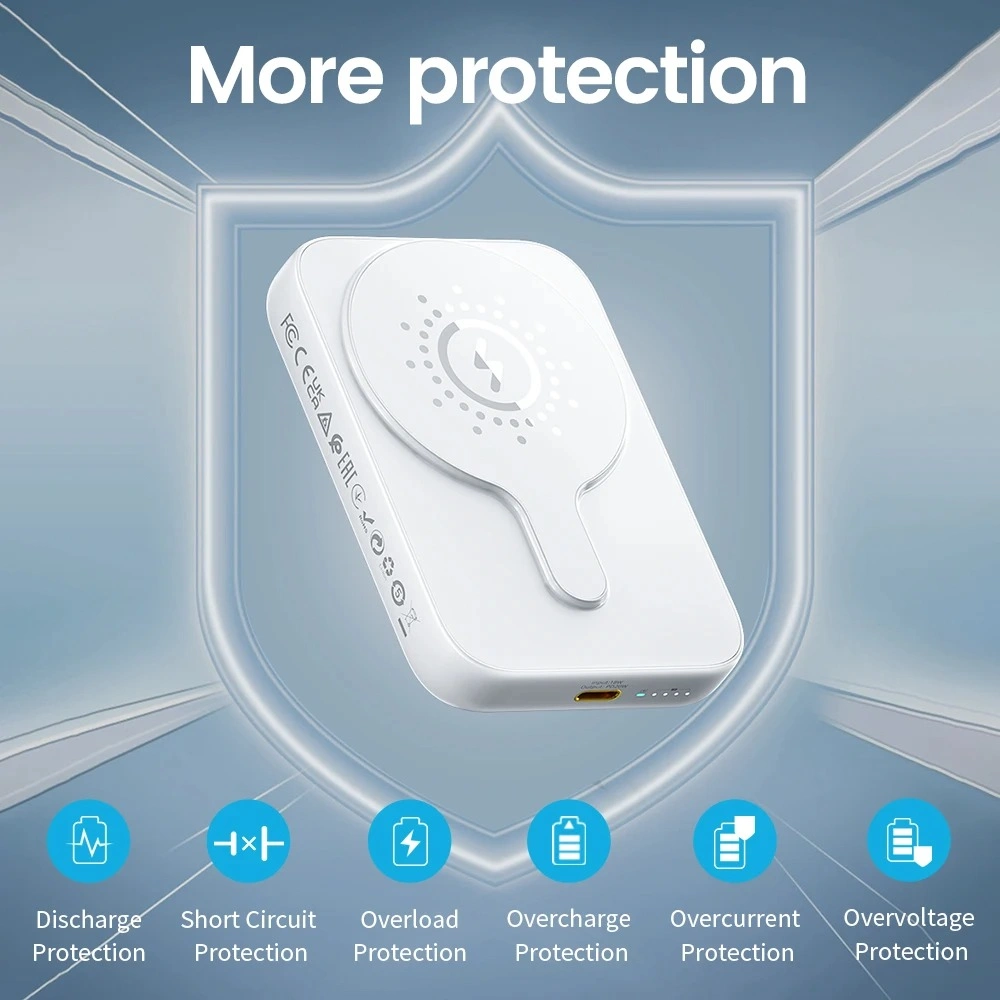 Hoco J117A 10000mAh Magsafe Magnetic Wireless Powerbank