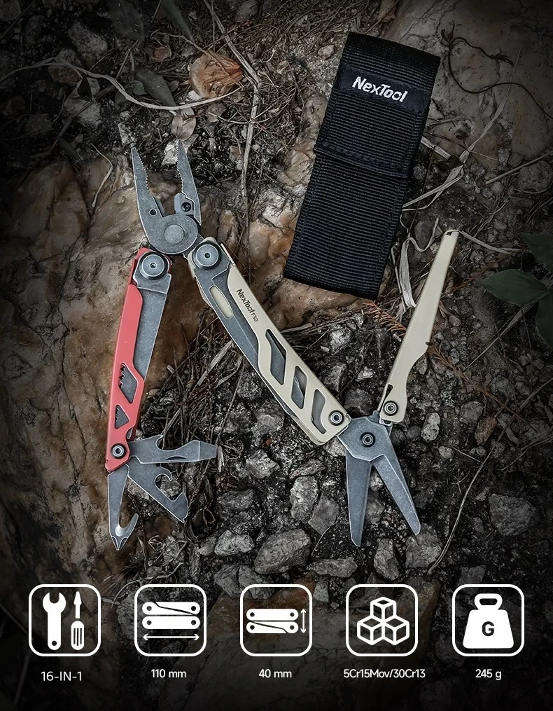 NexTool Flagship Pro F30 Multitool (NE20203A) – Original Heavy Duty Multi Tool