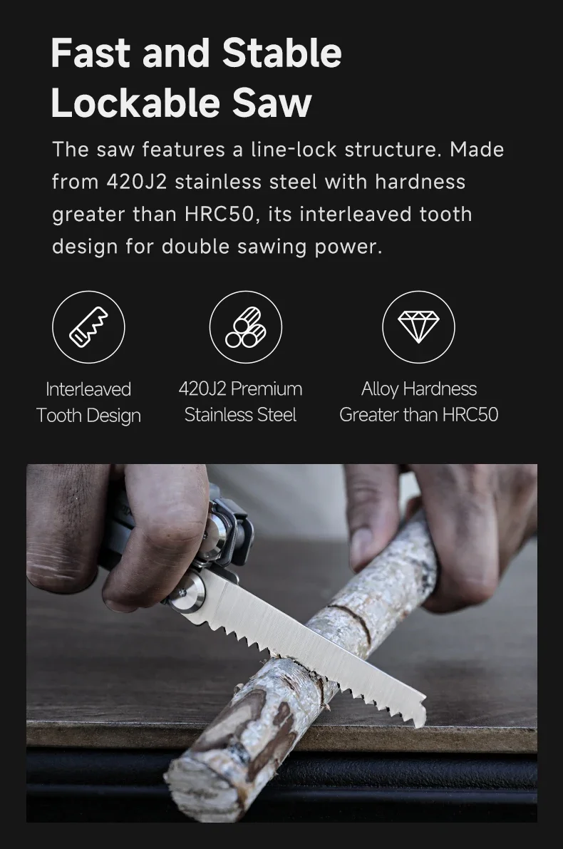 NexTool NE20310 Flagship Max 14 In 1 EDC Multi Tool Pliers Folding Knife