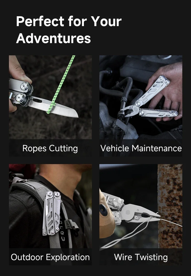 NexTool NE20310 Flagship Max 14 In 1 EDC Multi Tool Pliers Folding Knife