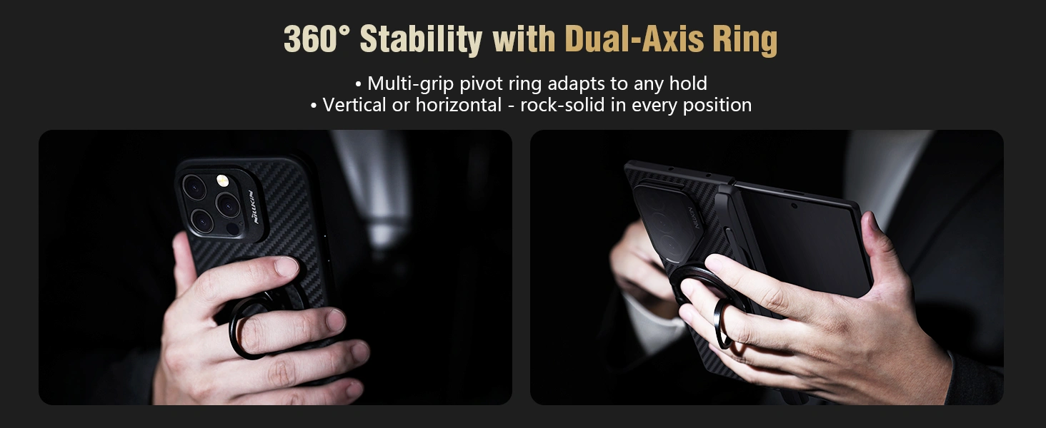 Nillkin FiberSnap Magnetic Ring Stand NKL13 1000g MagSafe 360 degree rotating phone holder
