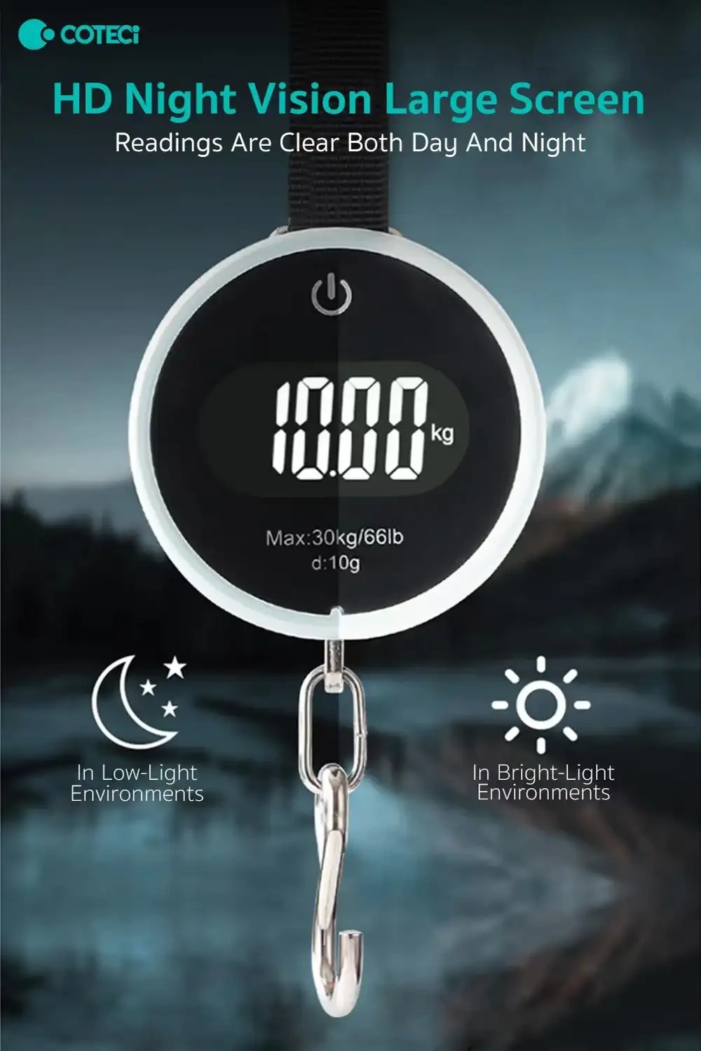 Coteci TR-043 High Precision Hand-Held Scale 30kg