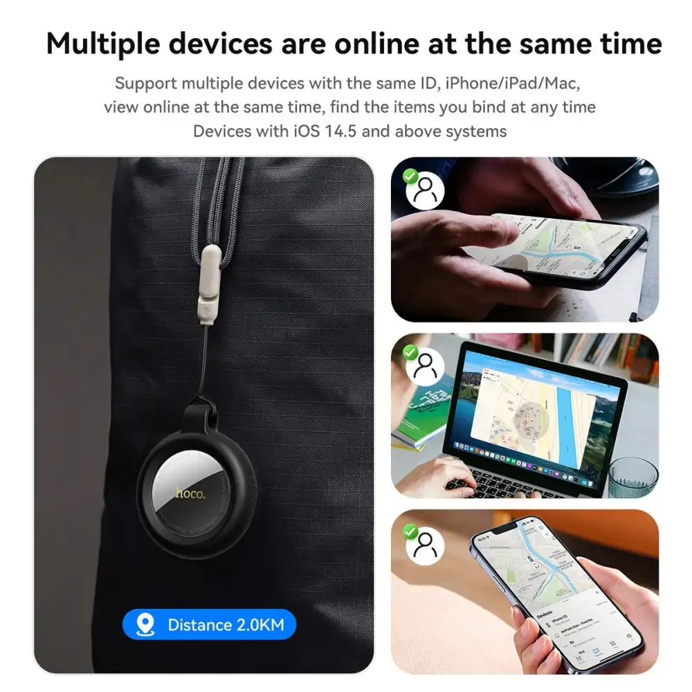 Hoco E100 Airtag for Apple GPS Global Locator Mini Tracker