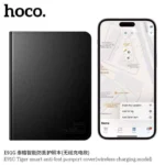 Hoco E91G Tiger Anti-Lost Smart Passport Cover (Wireless Charging Model)