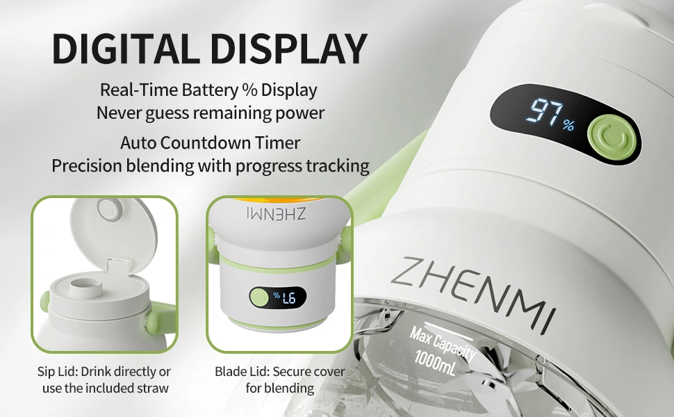 Zhenmi ZMGZ-J15 Portable Juicer 500ml USB-C Smoothie Blender