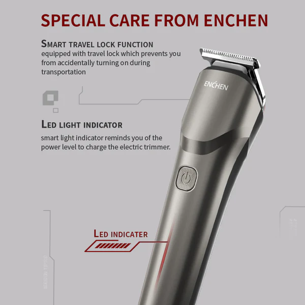 ENCHEN Beardo 2 Trimmer Type-C Fast Charge 1200mAh