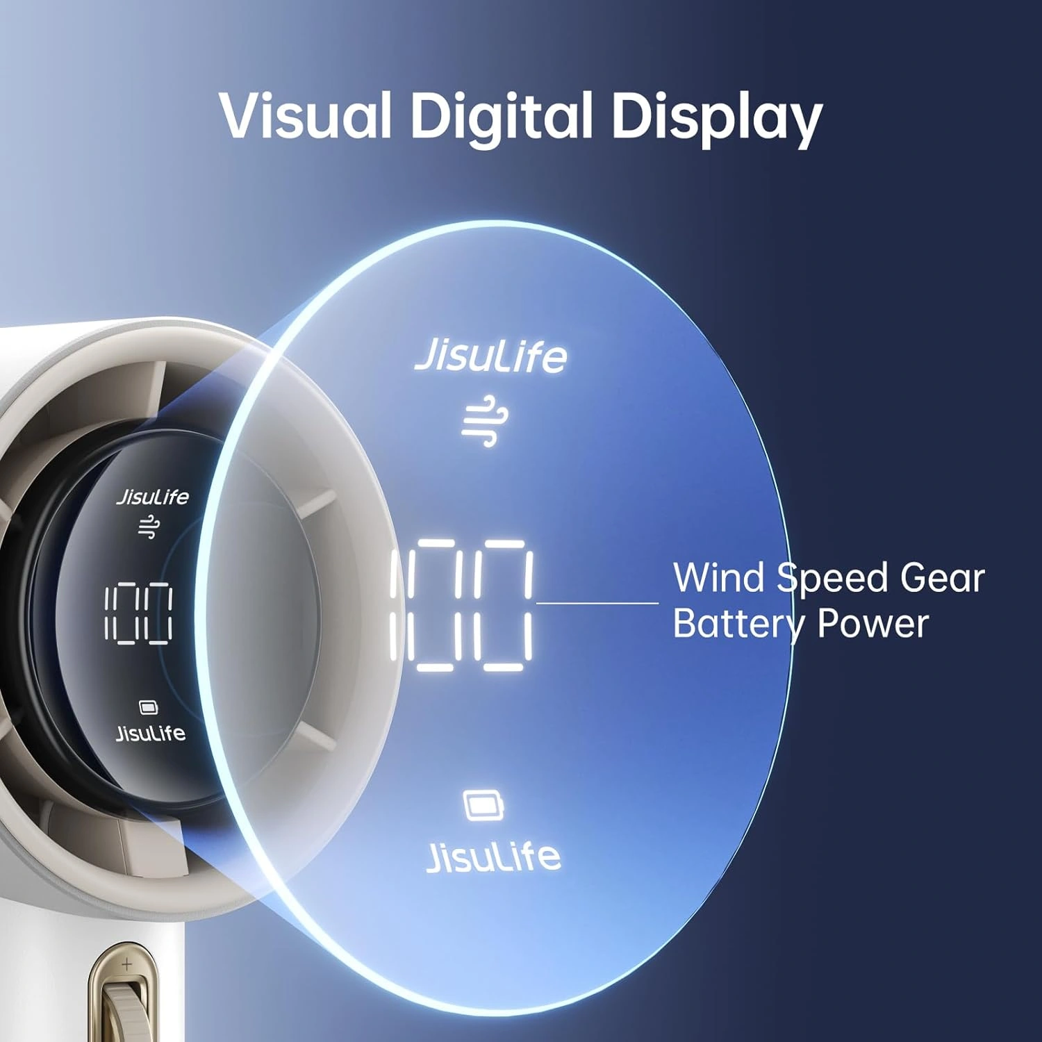 JisuLife Handheld Fan Pro1 | 3600mAh 15000RPM Turbo Cooling
