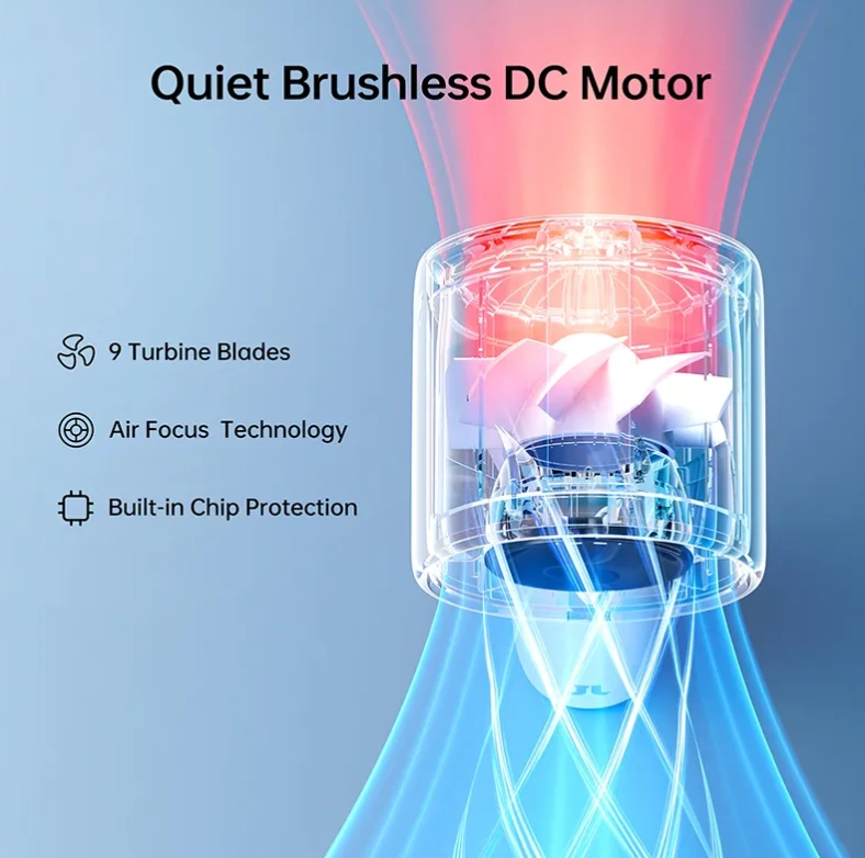 JisuLife Life10 Handheld Fan 4000mAh 22-Hour Battery Type-C