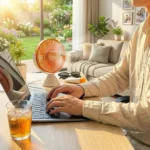 XUNDD M321 Portable Mini Fan 5500mAh USB Silent Desk Fan