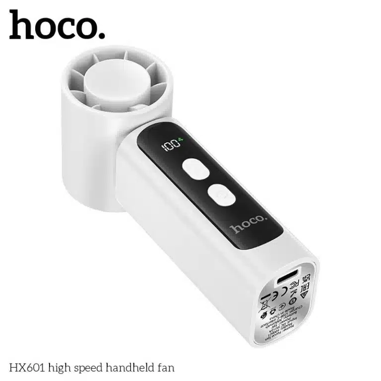 hoco-hx601-high-speed-handheld-fan-20000-rpm-3000mah