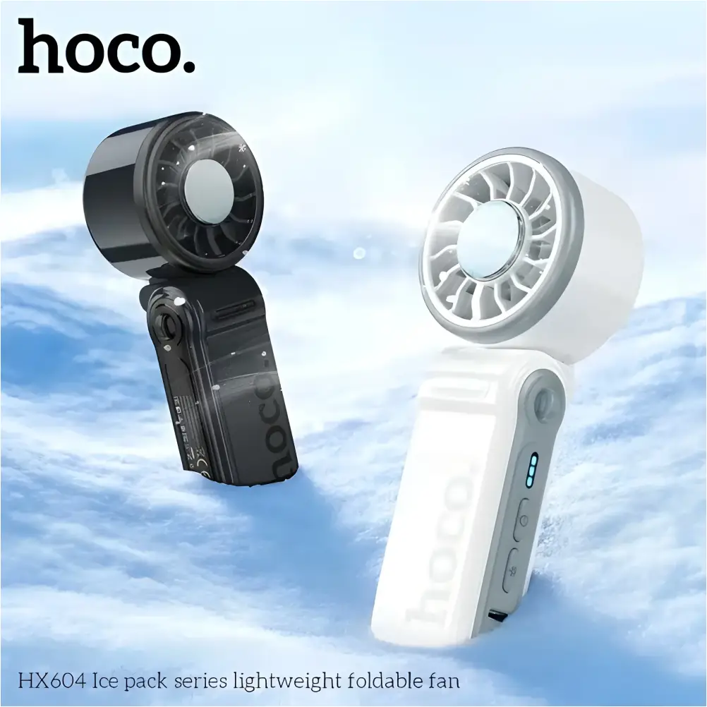 hoco-hx604-foldable-handheld-cooling-fan-3000mah