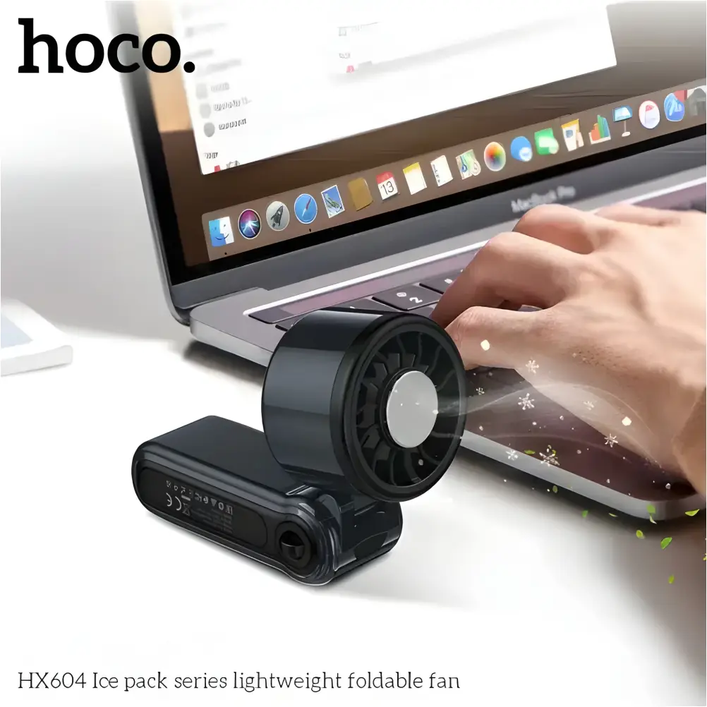 hoco-hx604-foldable-handheld-cooling-fan-3000mah
