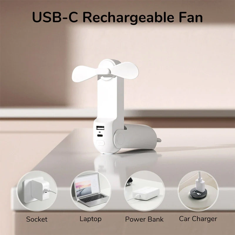 jisulife-f8-mini-foldable-fan-3-in-1-power-bank-flashlight