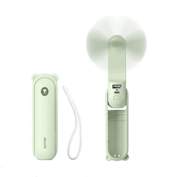 jisulife-f8-mini-foldable-fan-3-in-1-power-bank-flashlight