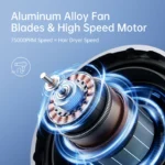 JisuLife Ultra1 Handheld Fan 100 Speed 9000mAh Fast Charging Key Features: 100 adjustable speed levels 9000mAh rechargeable battery 19m/s powerful airflow 18W fast charging support 1–6 hours operating time Quiet operation (50dB) Lightweight and portable design Multifunctional accessories included Built-in LED light