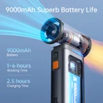JisuLife Ultra1 Handheld Fan 100 Speed 9000mAh Fast Charging Key Features: 100 adjustable speed levels 9000mAh rechargeable battery 19m/s powerful airflow 18W fast charging support 1–6 hours operating time Quiet operation (50dB) Lightweight and portable design Multifunctional accessories included Built-in LED light