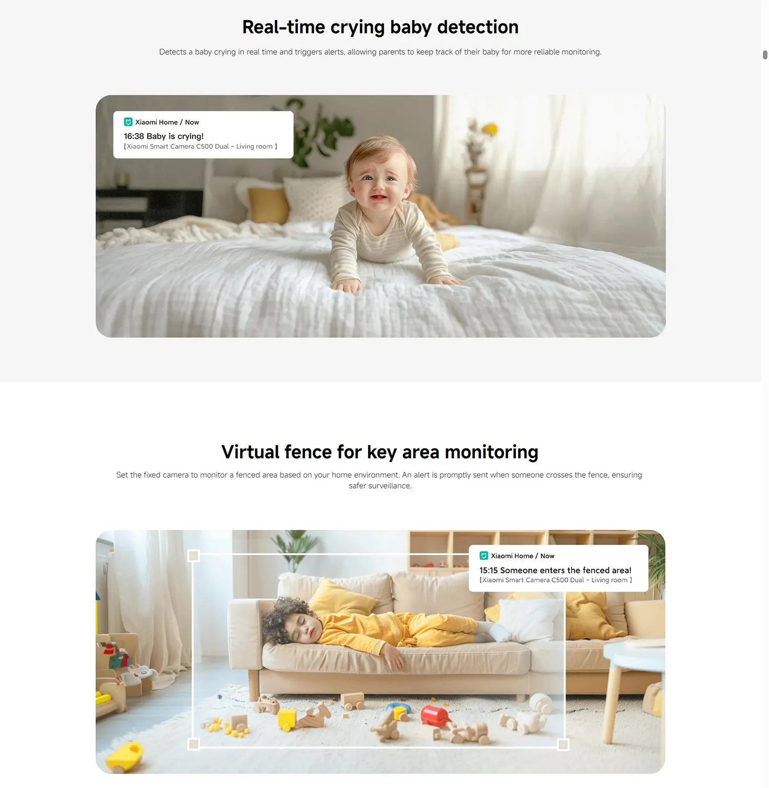 Xiaomi Smart Camera C500 Dual AI Dual 4MP WiFi 6 Security Camera