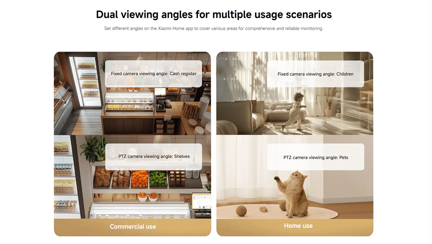 Xiaomi Smart Camera C500 Dual AI Dual 4MP WiFi 6 Security Camera