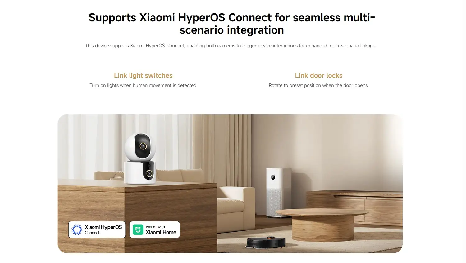 Xiaomi Smart Camera C500 Dual AI Dual 4MP WiFi 6 Security Camera