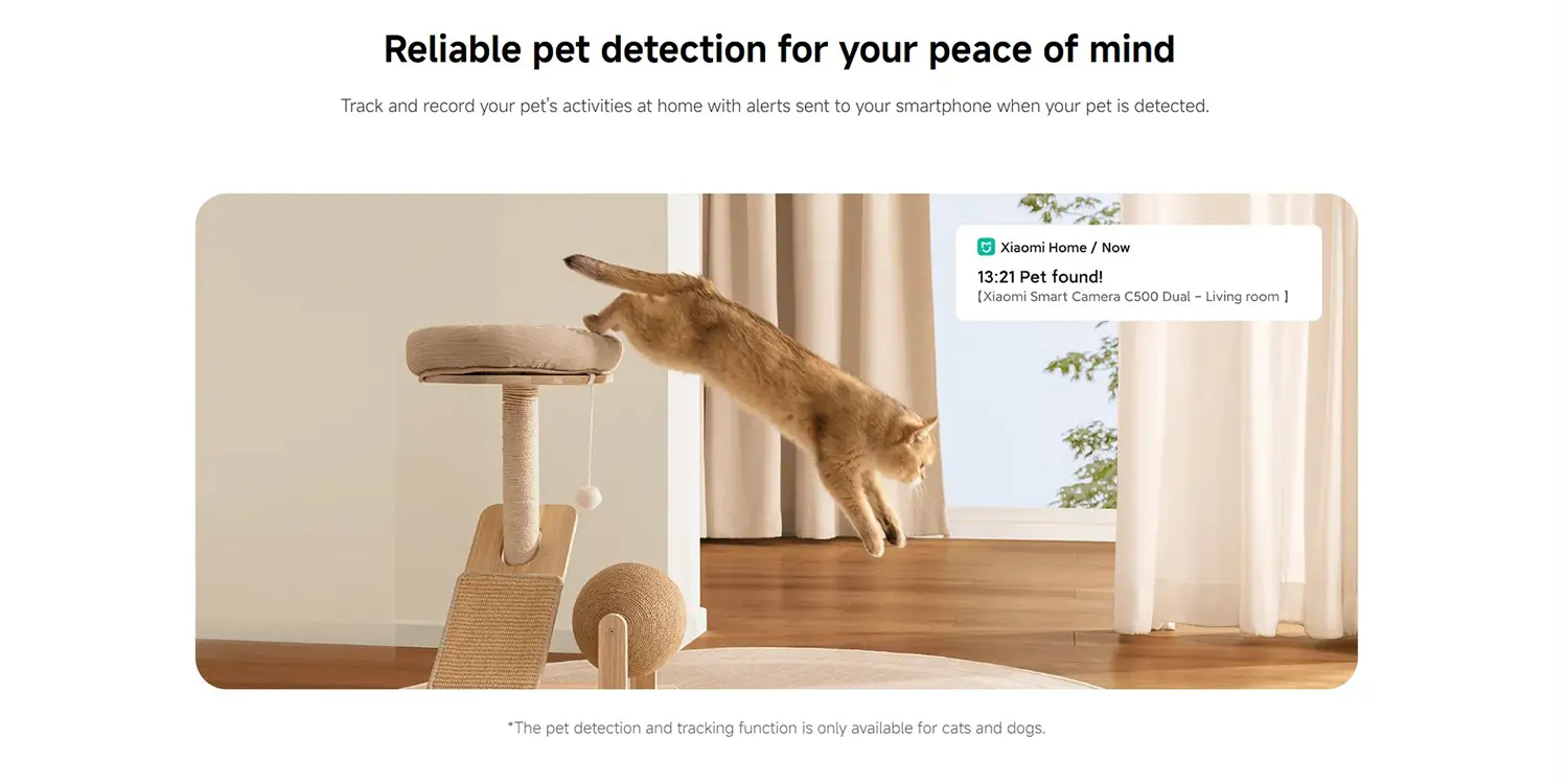 Xiaomi Smart Camera C500 Dual AI Dual 4MP WiFi 6 Security Camera