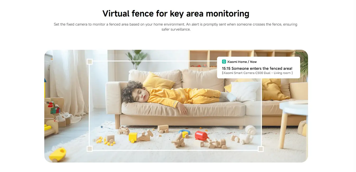 Xiaomi Smart Camera C500 Dual AI Dual 4MP WiFi 6 Security Camera