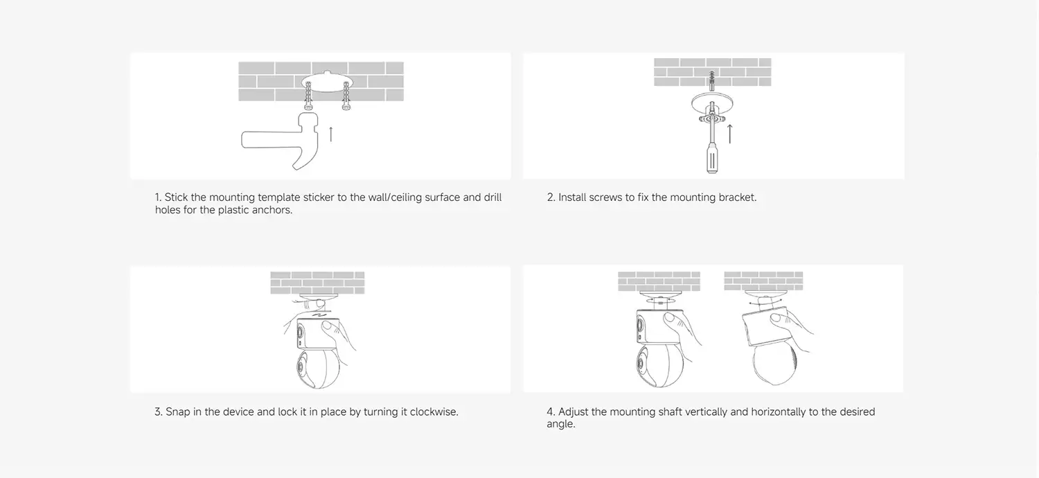 Xiaomi Smart Camera C500 Dual AI Dual 4MP WiFi 6 Security Camera