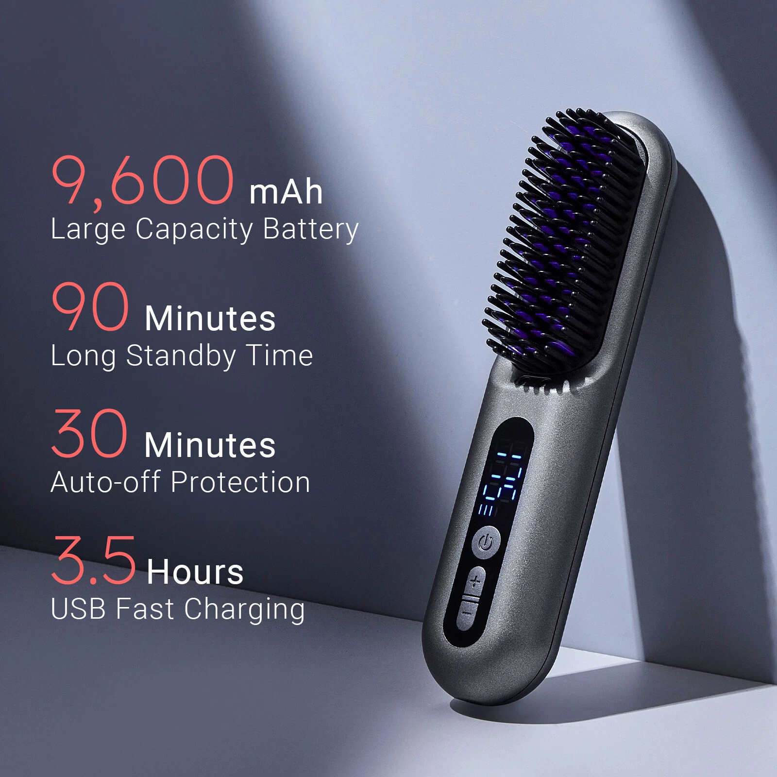 Lowra Rouge SL-620 Cordless Ionic Hair Straightener Brush