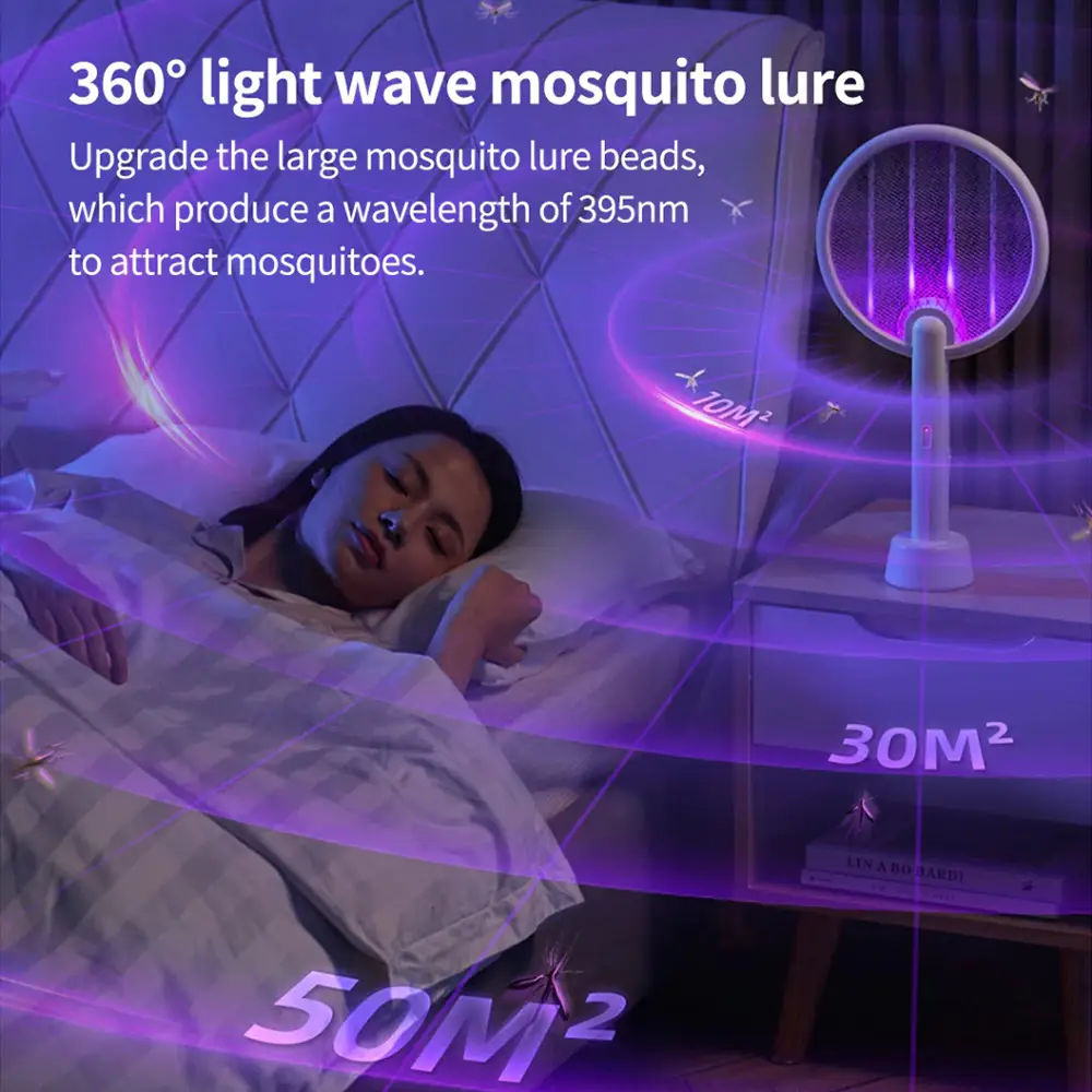Qualitell C4 Rechargeable Electric Mosquito Swatter